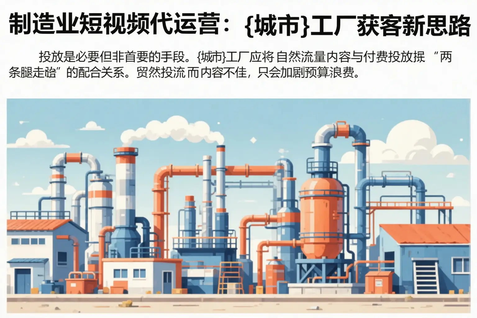 制造业短视频代运营：杭州工厂获客新思路