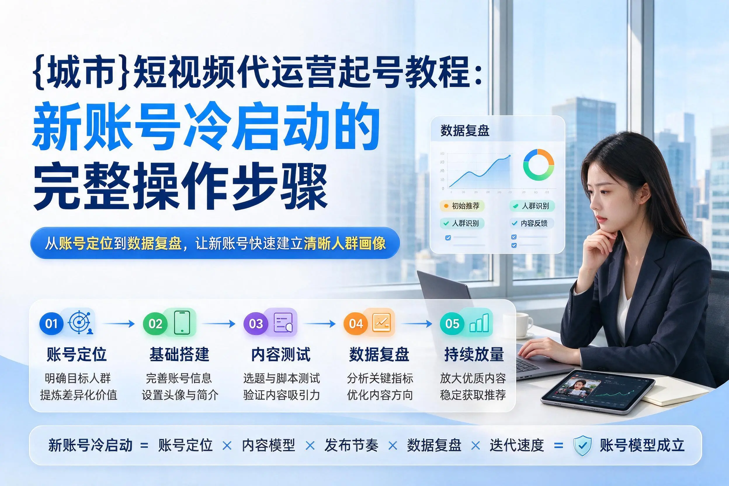 杭州短视频代运营起号教程：新账号冷启动的完整操作步骤