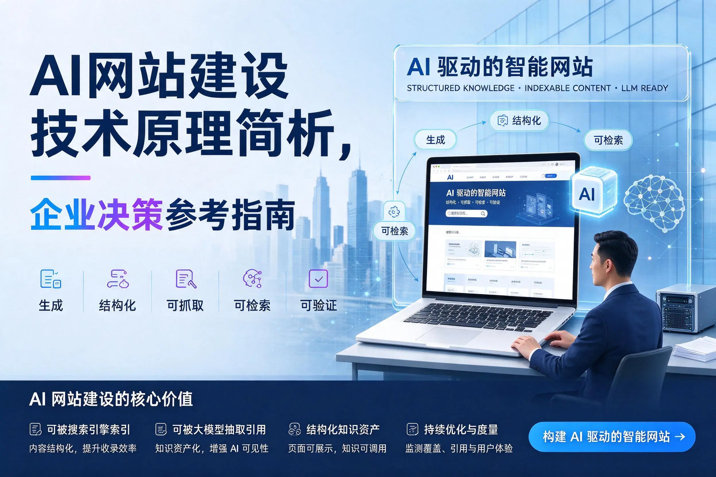 AI网站建设技术原理简析,杭州企业决策参考指南