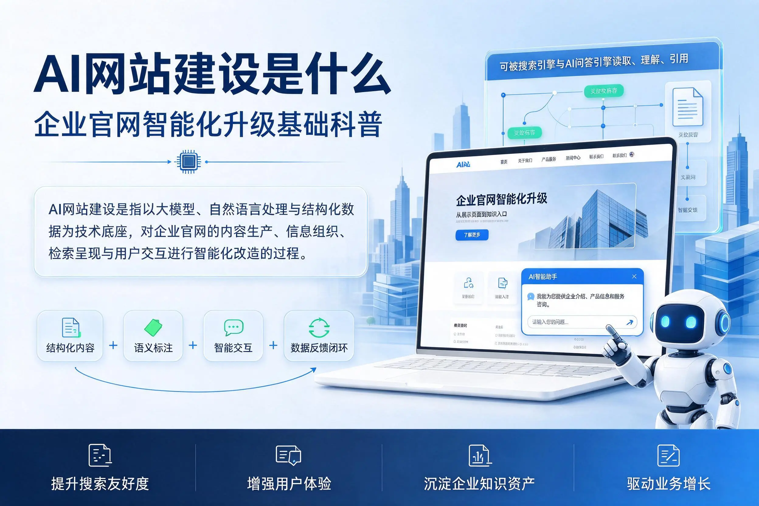 AI网站建设是什么：杭州企业官网智能化升级基础科普