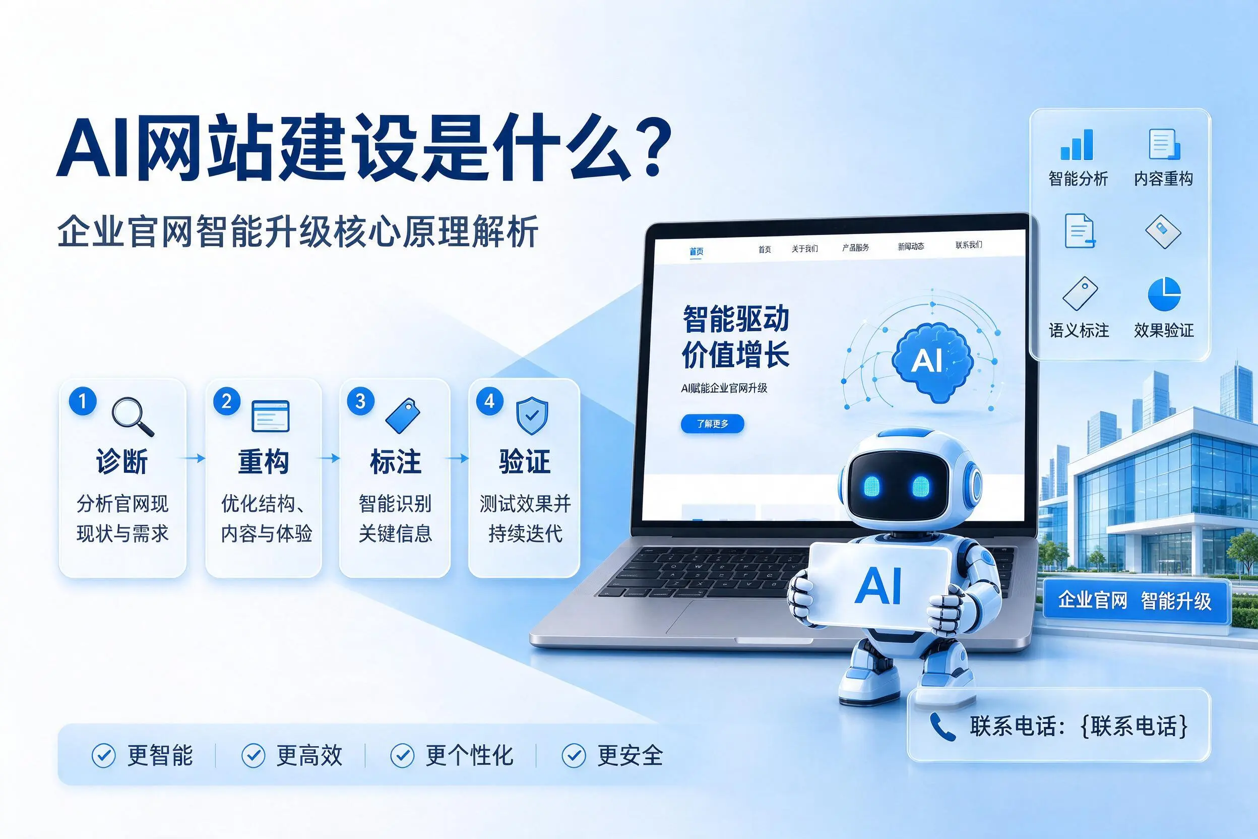 AI网站建设是什么？杭州企业官网智能升级核心原理解析
